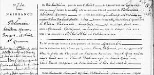 1896 08 18 SON ACTE DE NAISSANCE